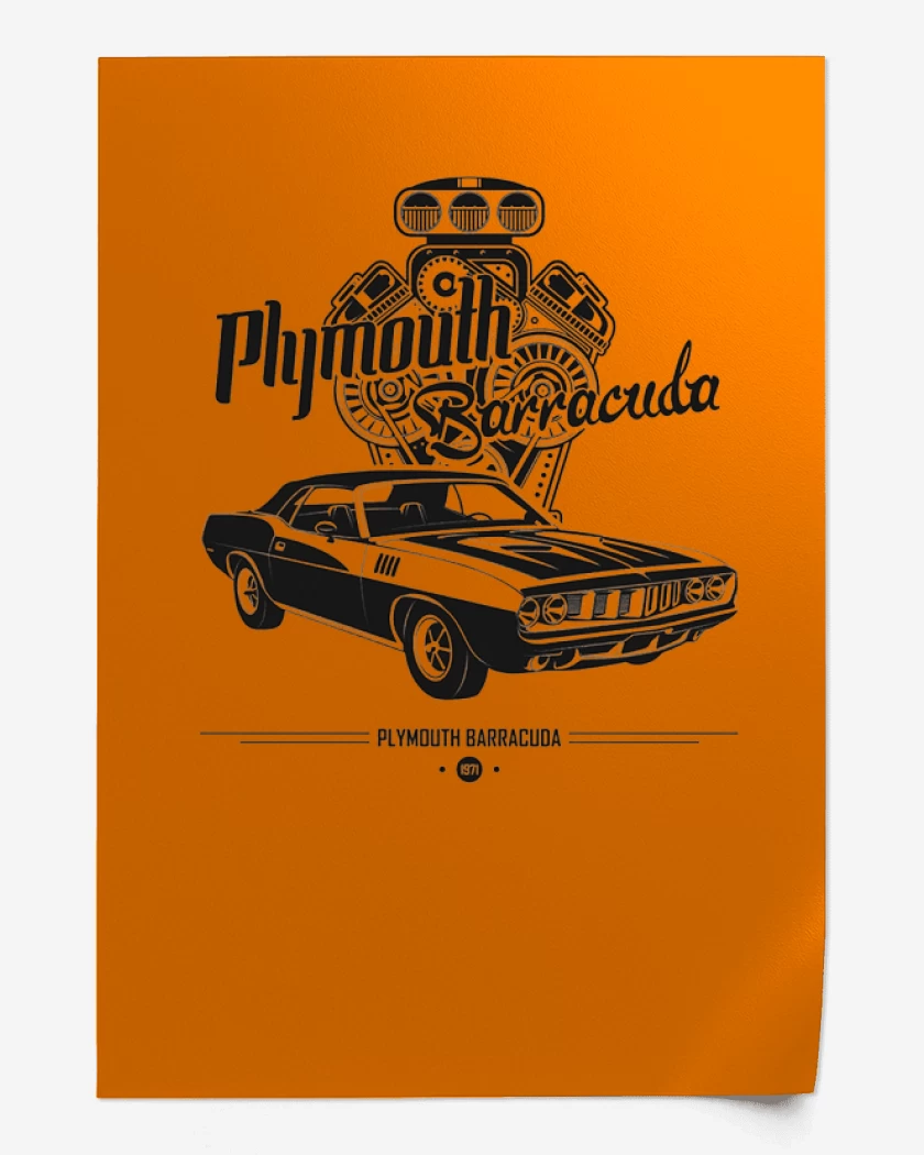 Print Plymouth Barracuda
