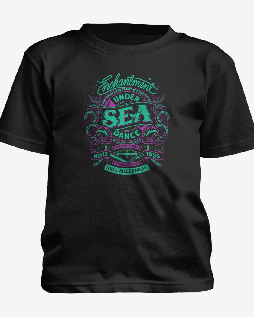 Polera de niño Negro de under the sea dance
