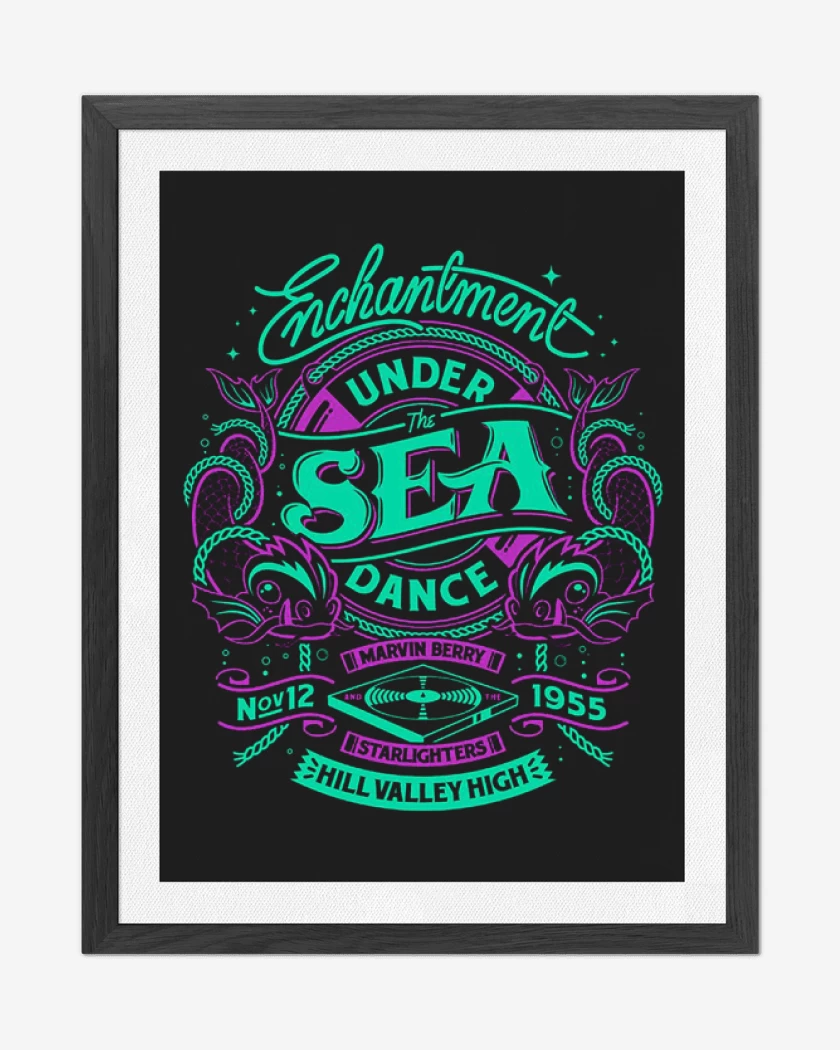 Cuadro decorativo Negro de under the sea dance