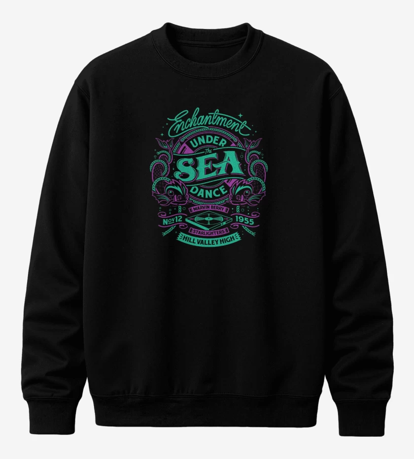 Poleron polo Negro de under the sea dance