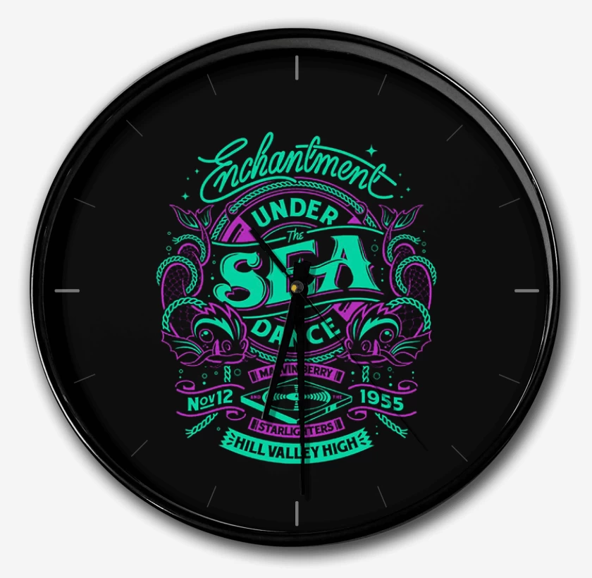 Reloj Negro de under the sea dance