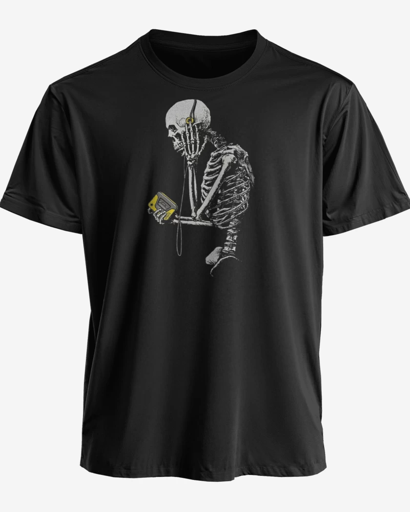 Polera premium Negro de Skull walkman