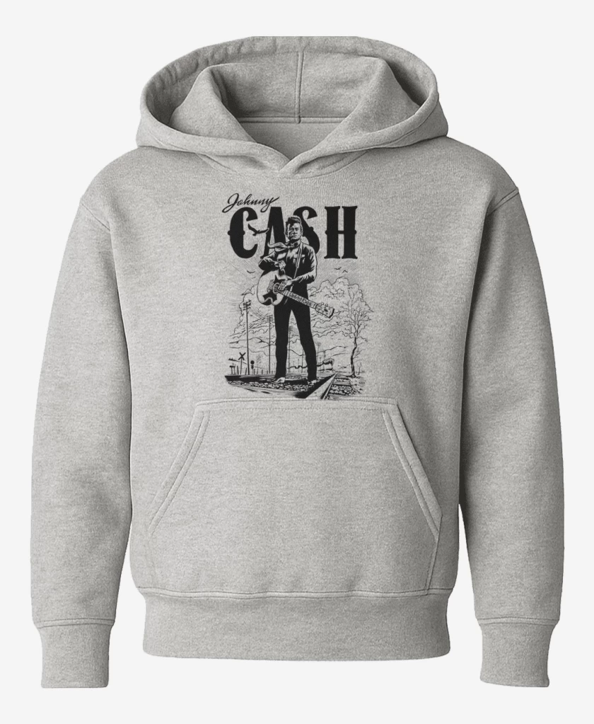 Poleron de niño Gris Melange de Johnny cash