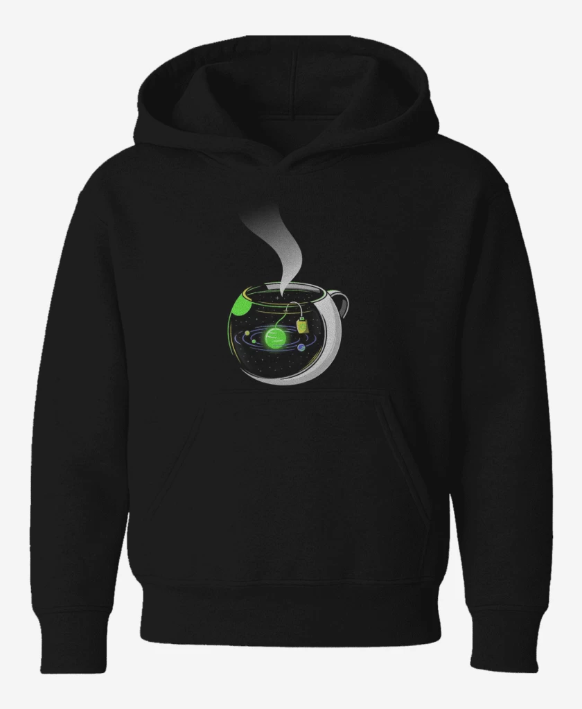 Poleron de niño Negro de Té galactico