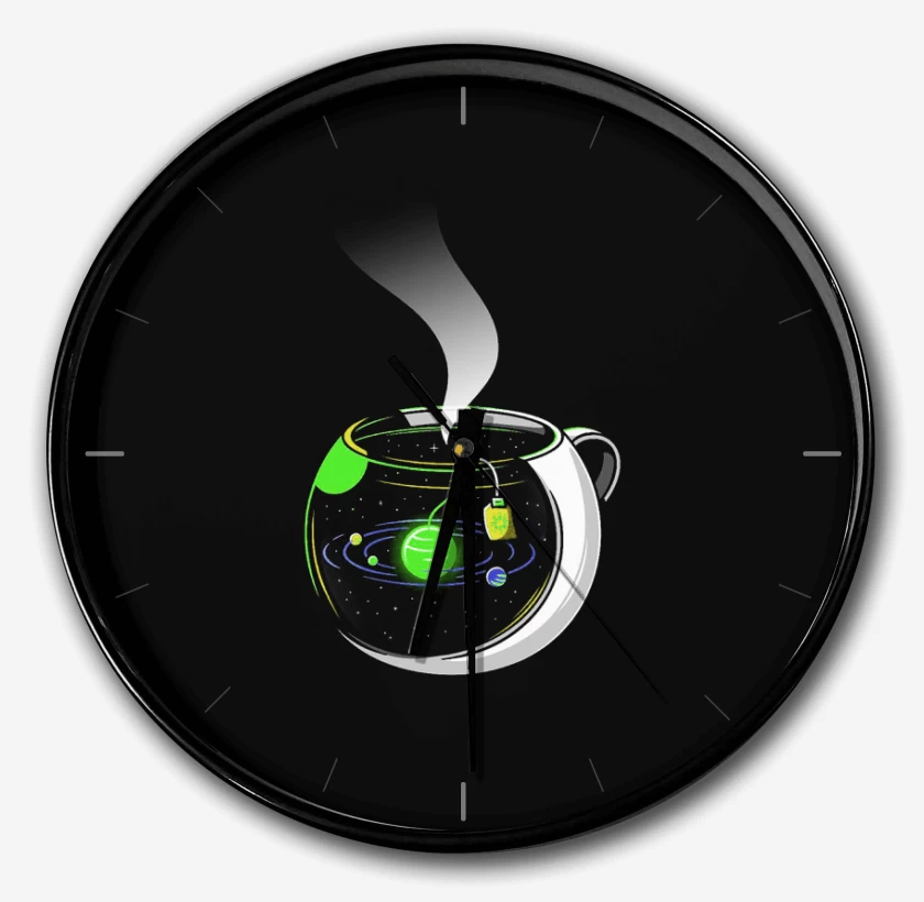 Reloj Negro de Té galactico
