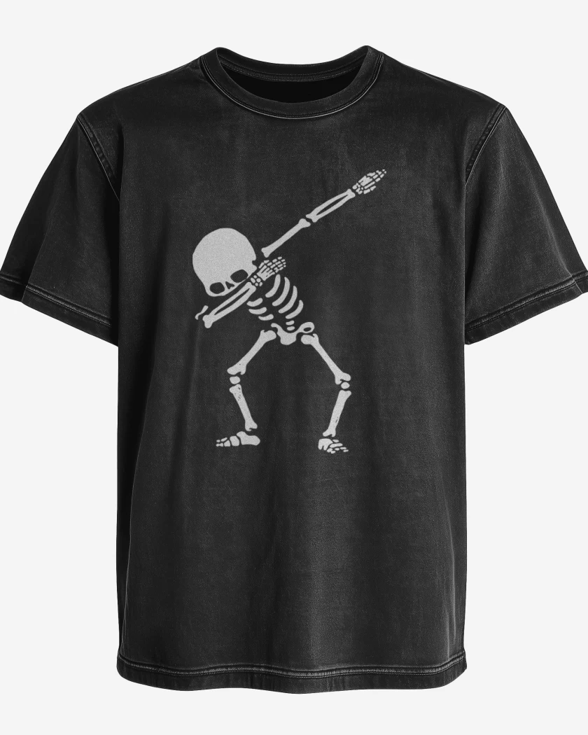 Polera desgastada Esqueleto 2