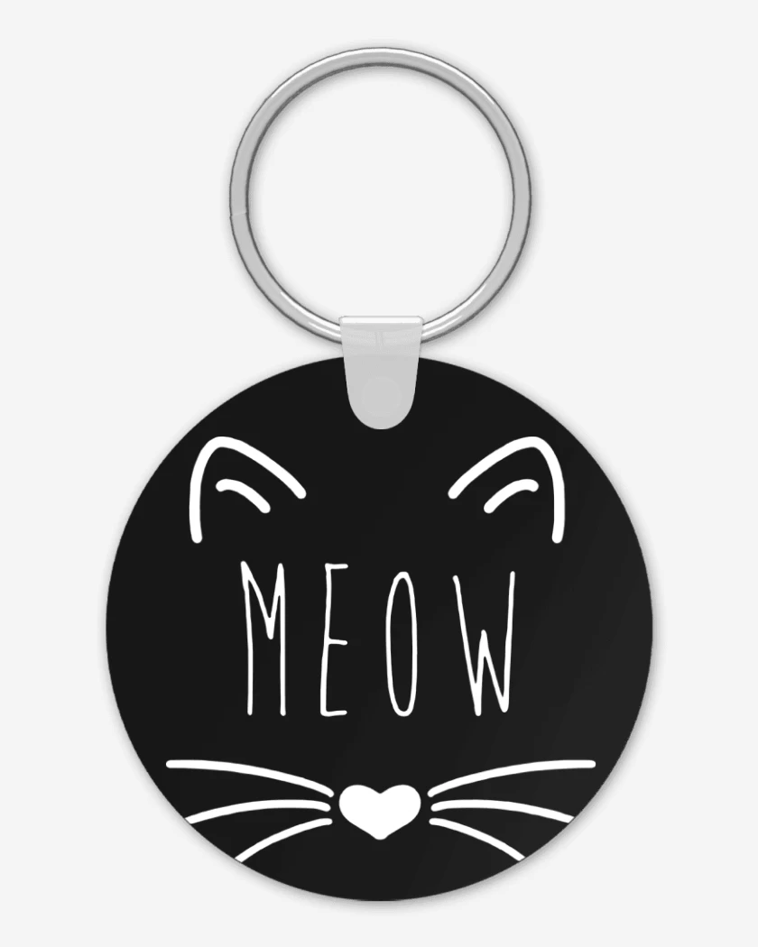 Llavero Negro de meow