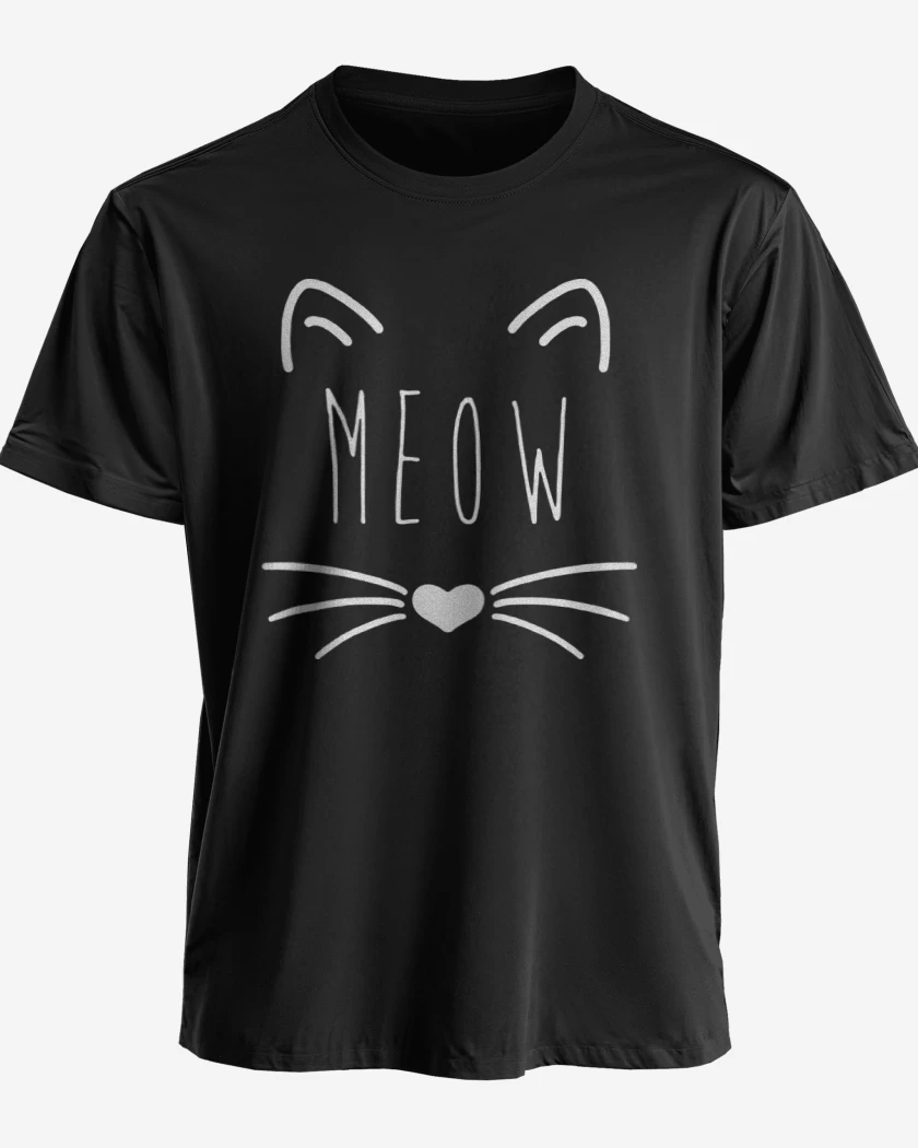 Polera premium Negro de meow
