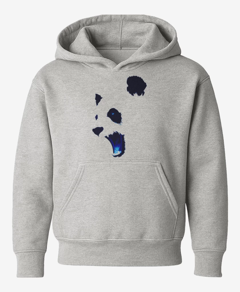 Poleron de niño Gris Melange de Angry panda