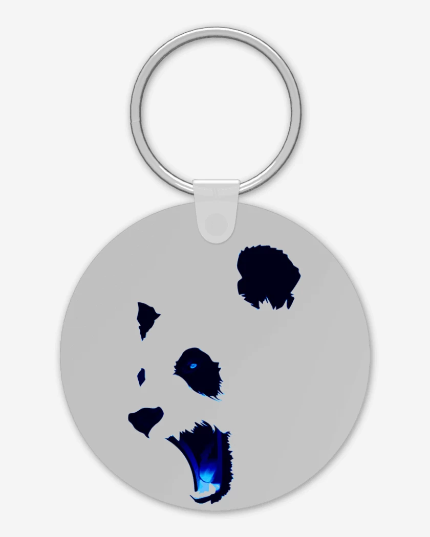 Llavero Gris Melange de Angry panda