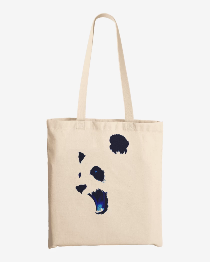 Totebag Blanco de Angry panda