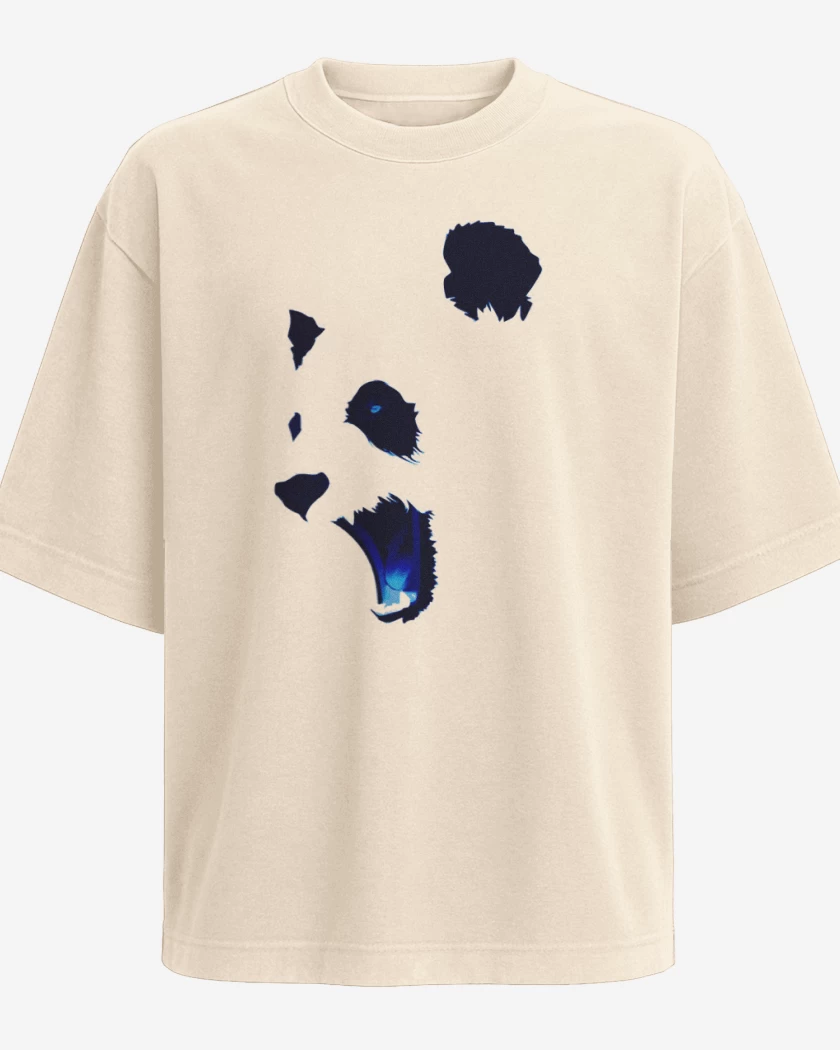 Polera Oversize Angry panda
