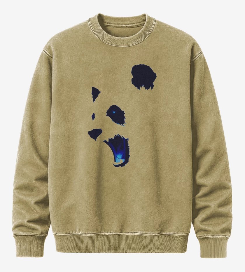 Poleron Polo Acid Wash Beige de Angry panda