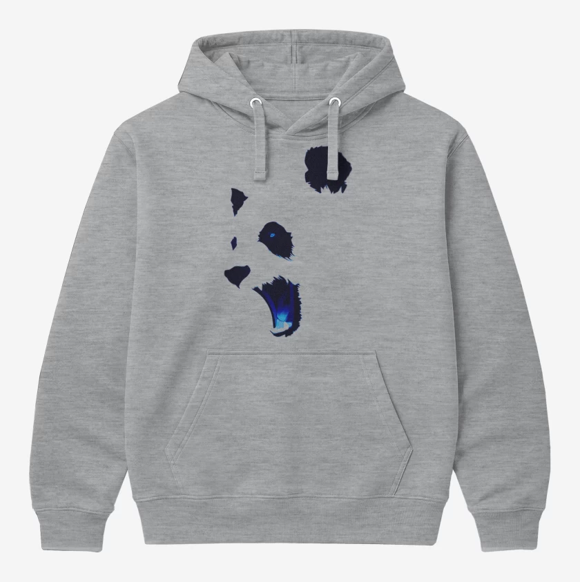 Polerón Canguro Gris Melange de Angry panda