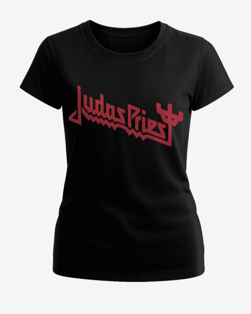 Polera de Mujer Negro de Judas Priest Logo