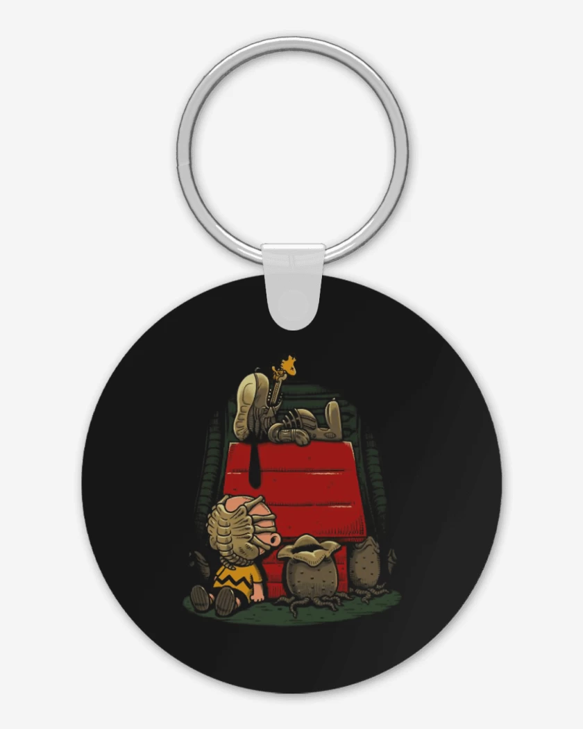 Llavero Negro de Snoopy terror