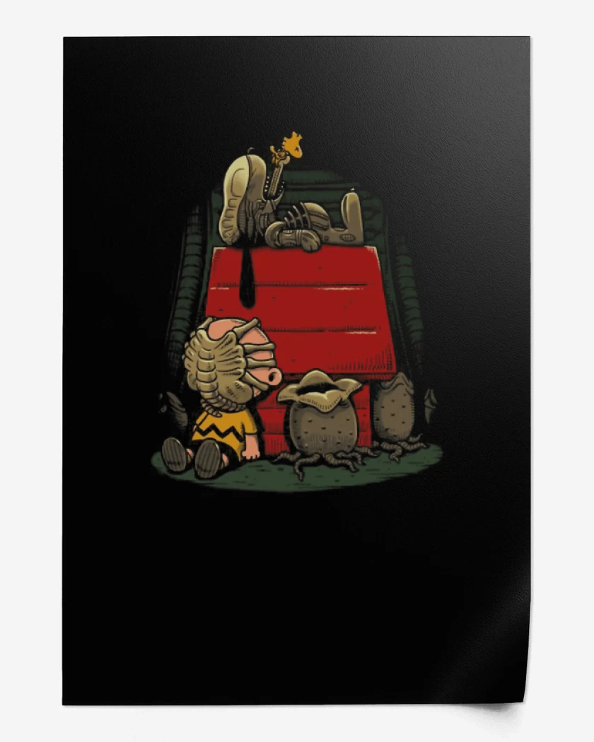 Print Snoopy terror