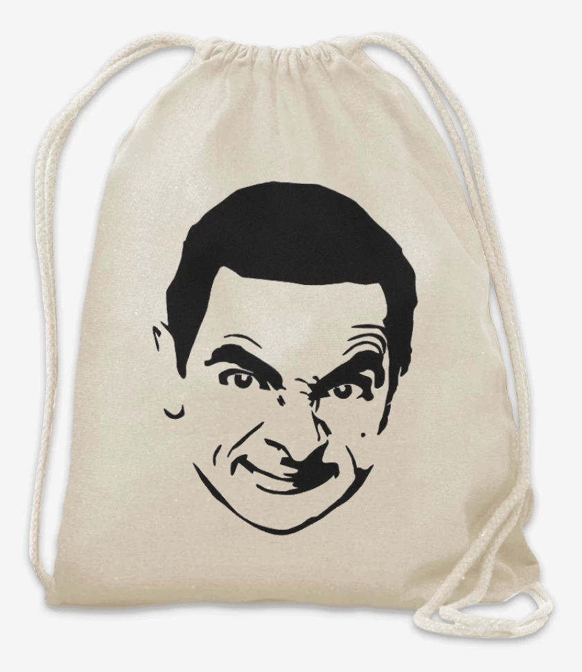 Mochila Blanco de Mr Bean