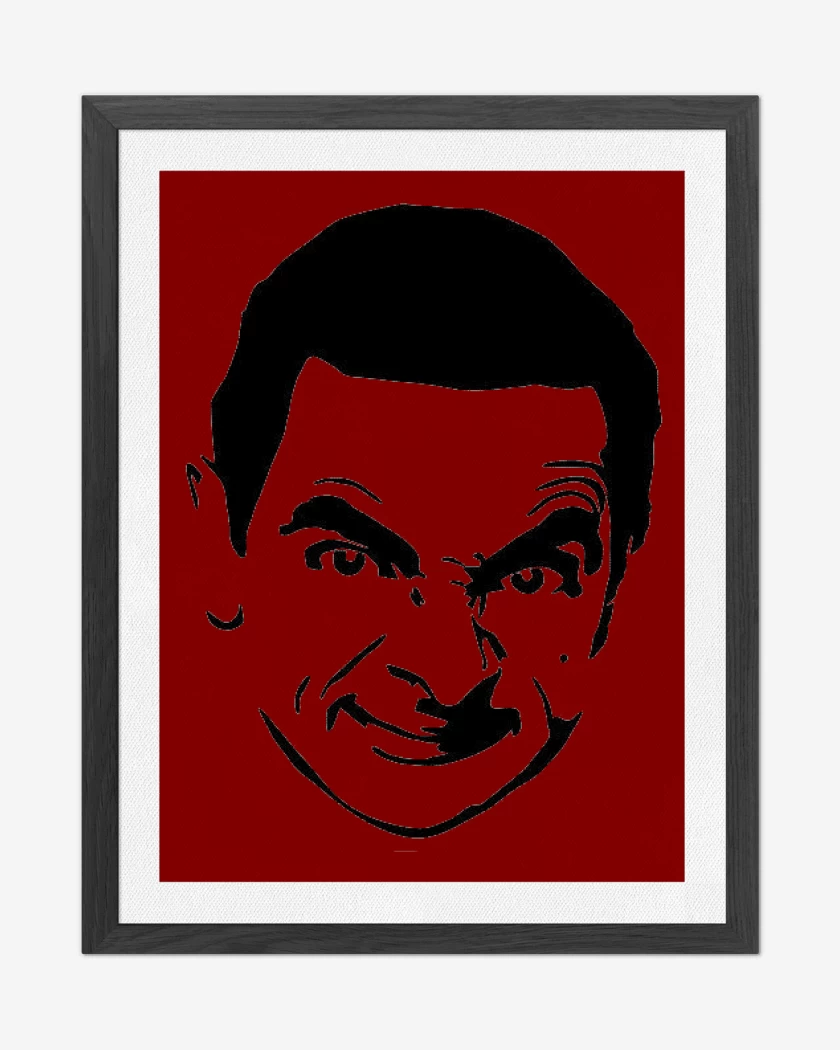 Cuadro decorativo Rojo de Mr Bean
