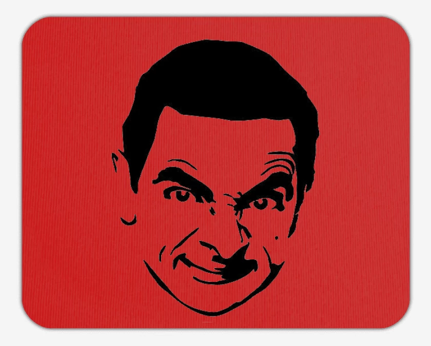 Mousepad Rojo de Mr Bean