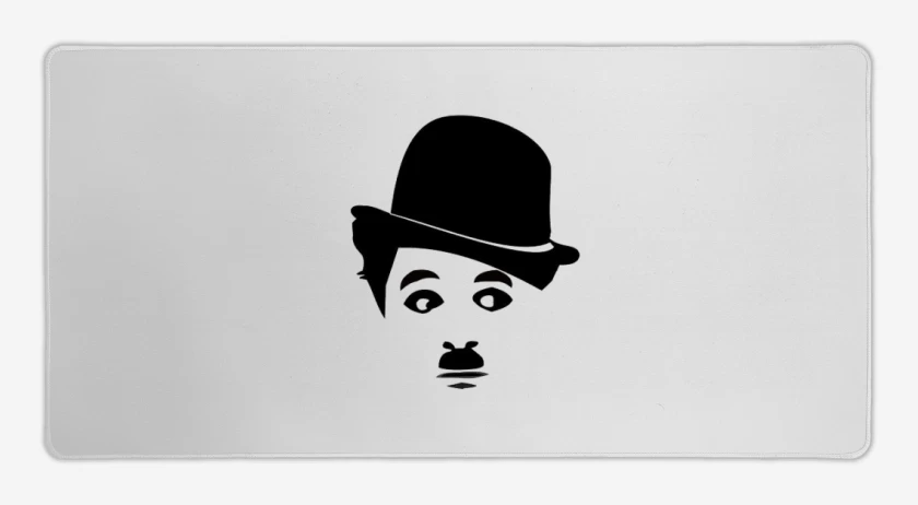 Mouse pad Gamer Blanco de Chaplin