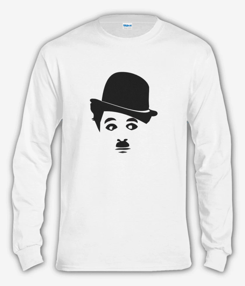 Polera manga larga Blanco de Chaplin