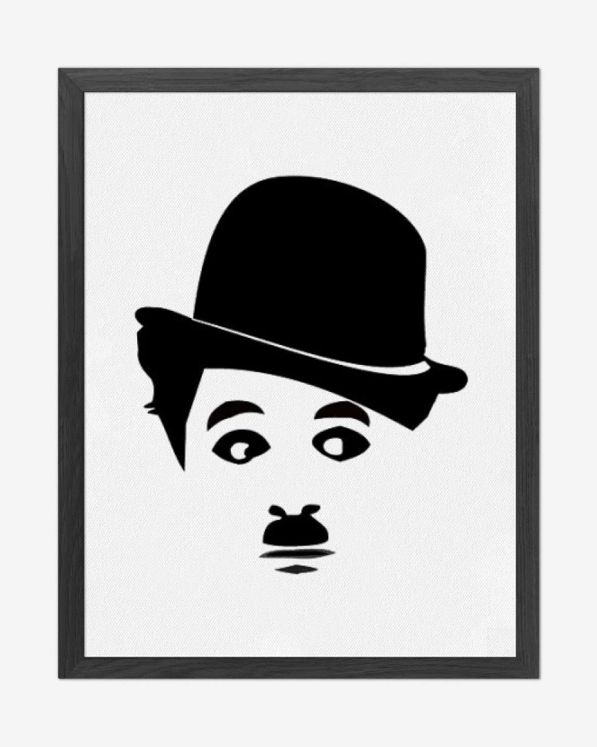 Cuadro decorativo Blanco de Chaplin