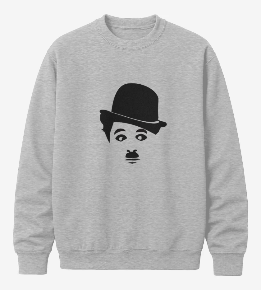 Poleron polo Gris Melange de Chaplin