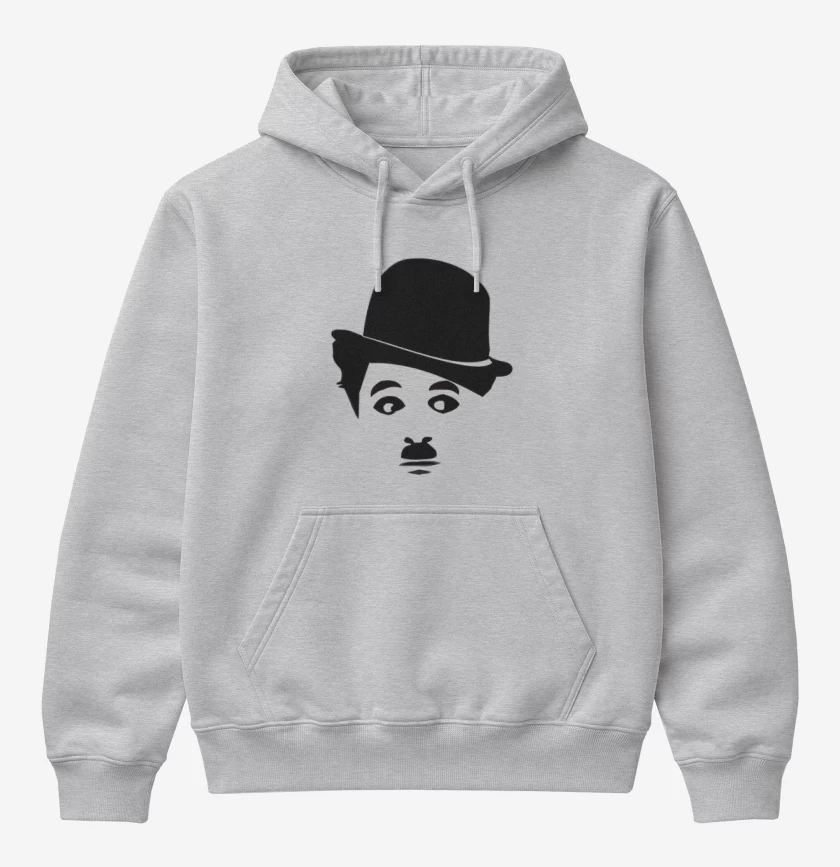 Poleron Canguro básico Gris Melange de Chaplin
