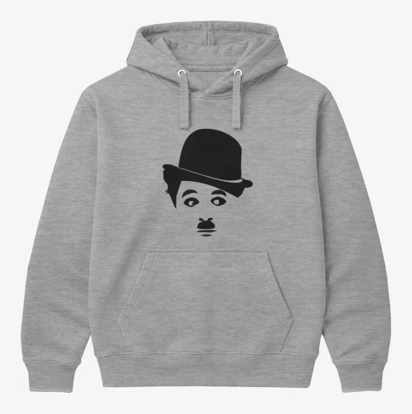 Polerón Canguro Gris Melange de Chaplin