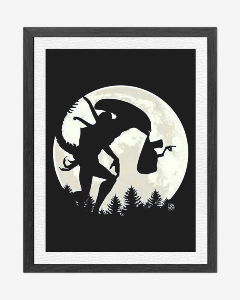 Cuadro decorativo Negro de ALIEN E.T.
