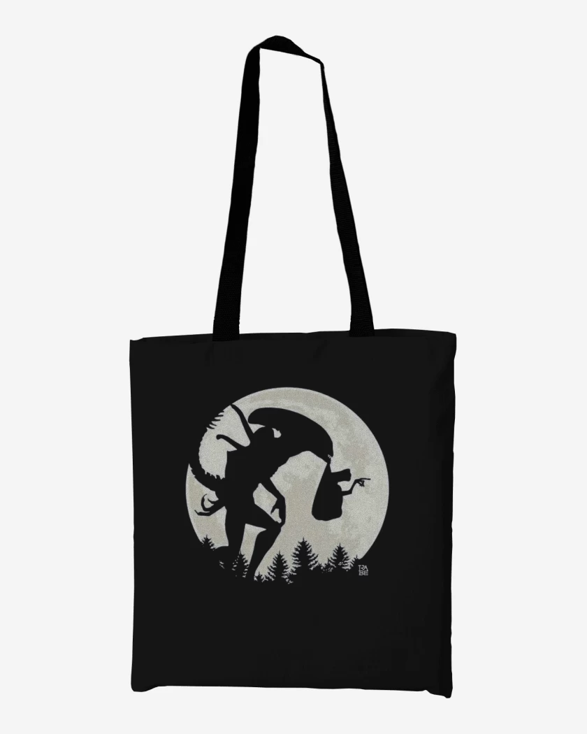 Totebag Negro de ALIEN E.T.