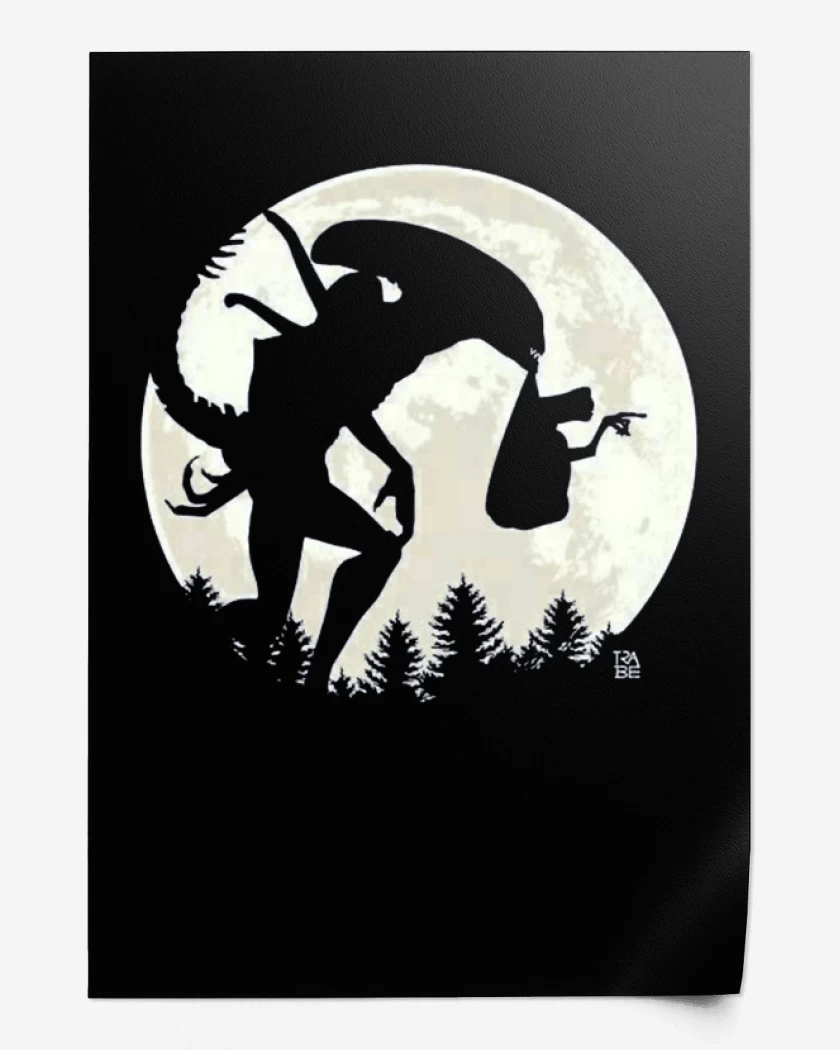 Print ALIEN E.T.