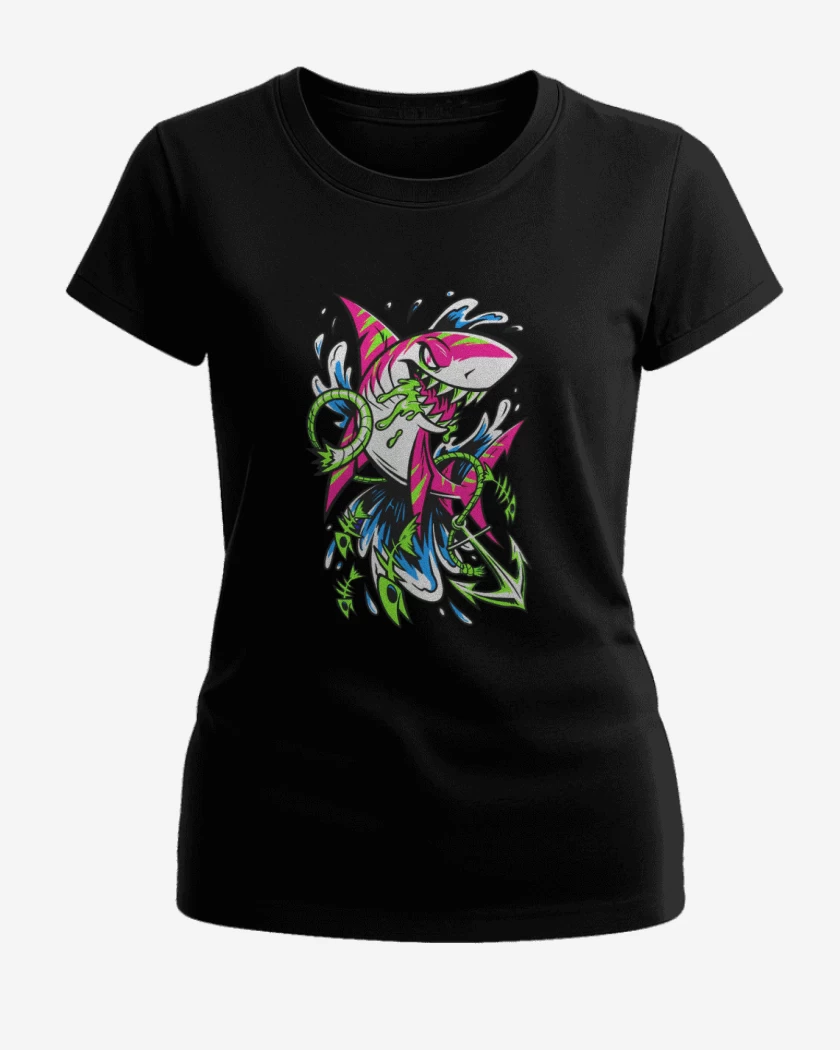 Polera de Mujer Negro de Tiburon