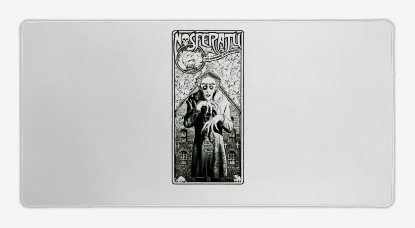 Mouse pad Gamer Blanco de Nosferatu 