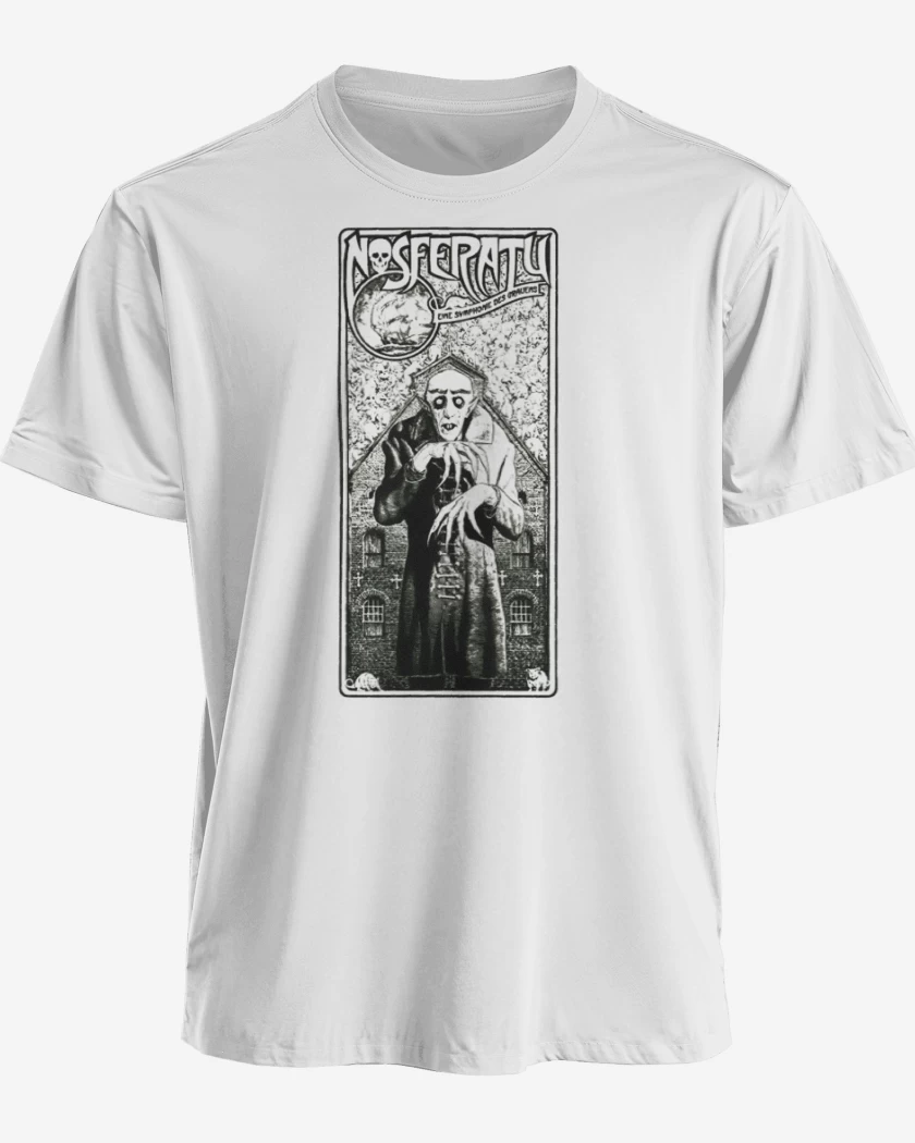 Polera premium Blanco de Nosferatu 