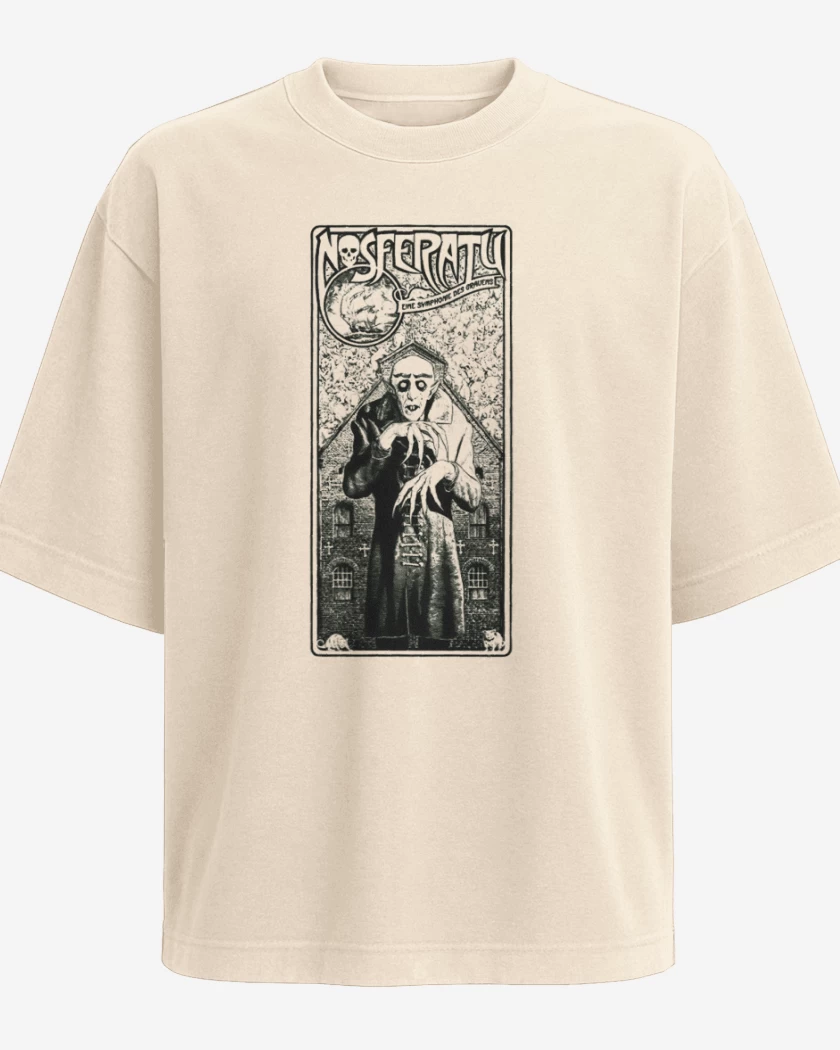 Polera Oversize Beige de Nosferatu 