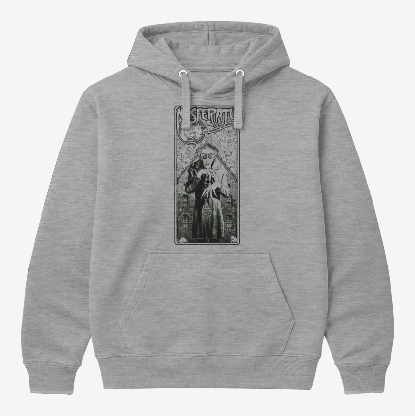 Polerón Canguro Gris Melange de Nosferatu 