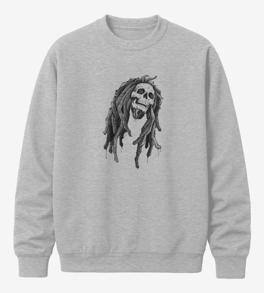 Poleron polo Gris Melange de Bob Calavera