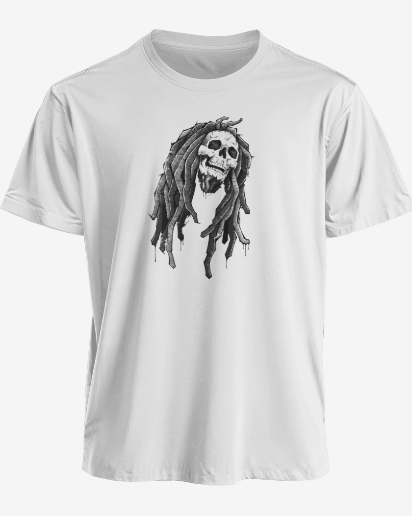Polera premium Blanco de Bob Calavera