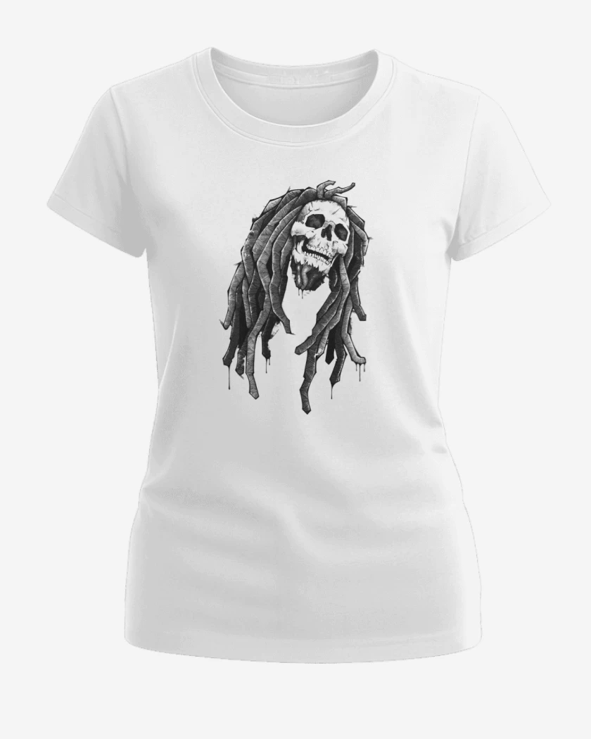 Polera de Mujer Blanco de Bob Calavera