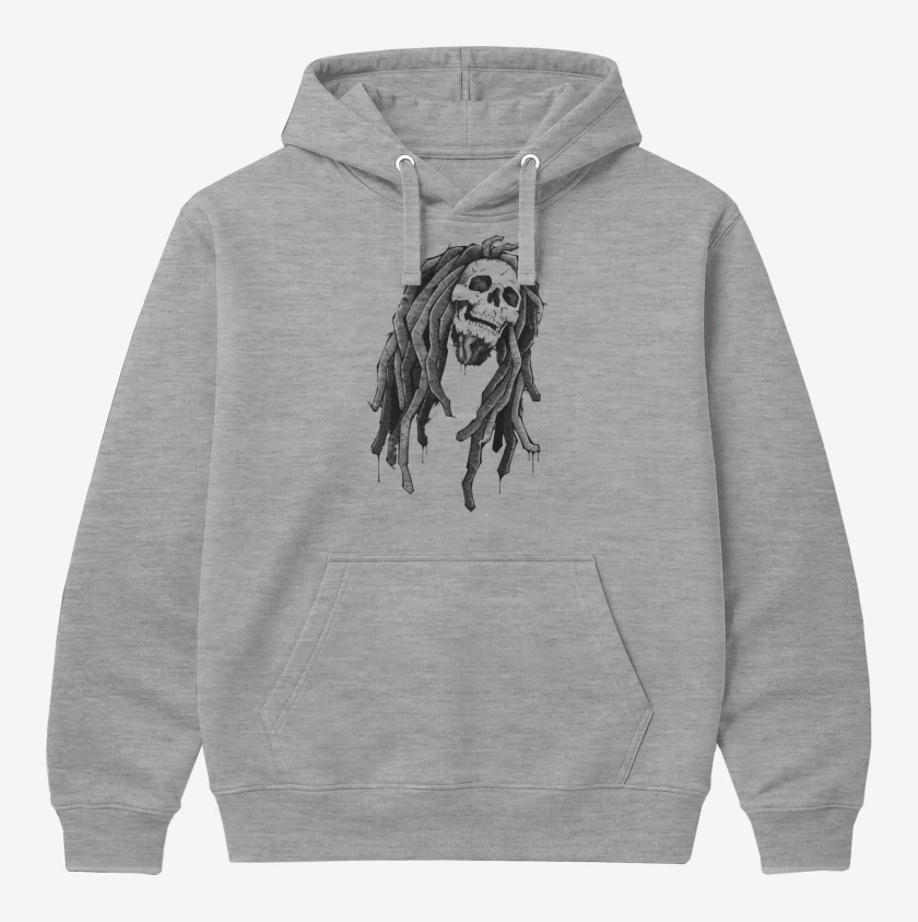 Polerón Canguro Gris Melange de Bob Calavera