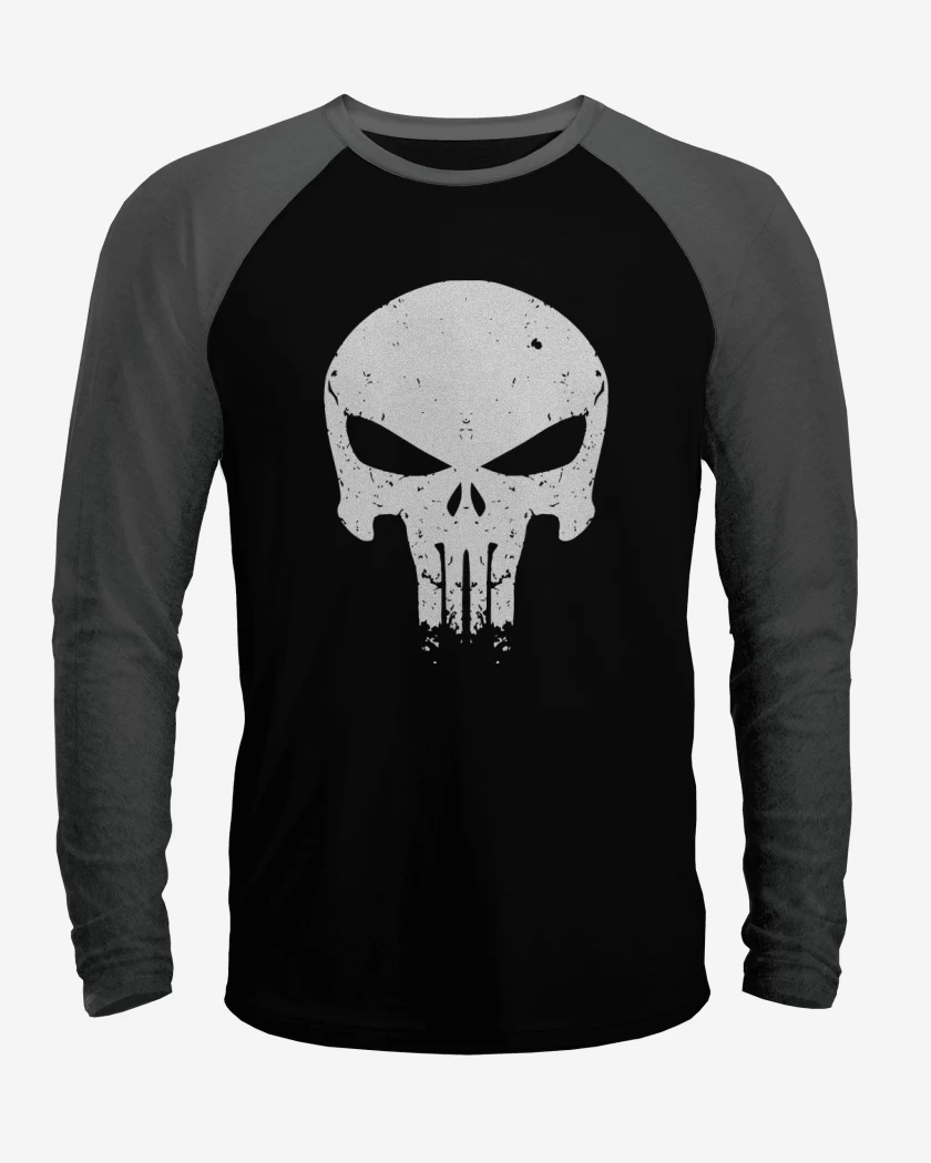 Polera Raglan El que castiga - Logo