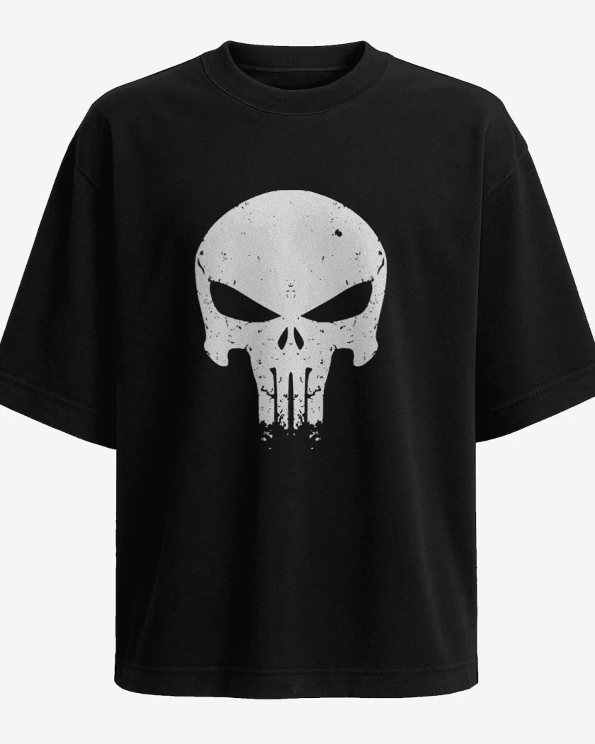 Polera Oversize El que castiga - Logo
