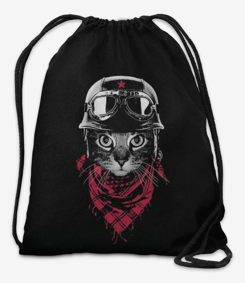 Mochila Negro de Gato revo