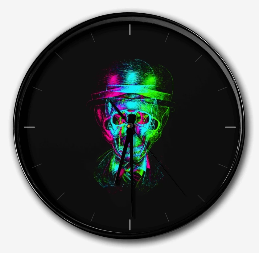 Reloj Negro de Skull colors