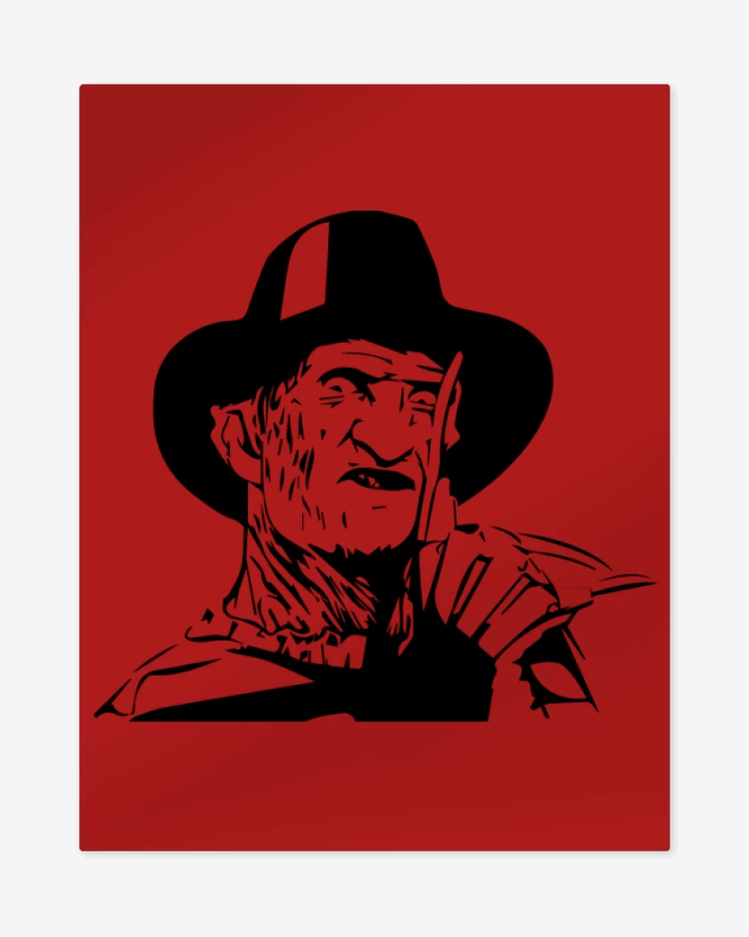 Print metalico Rojo de Freddy