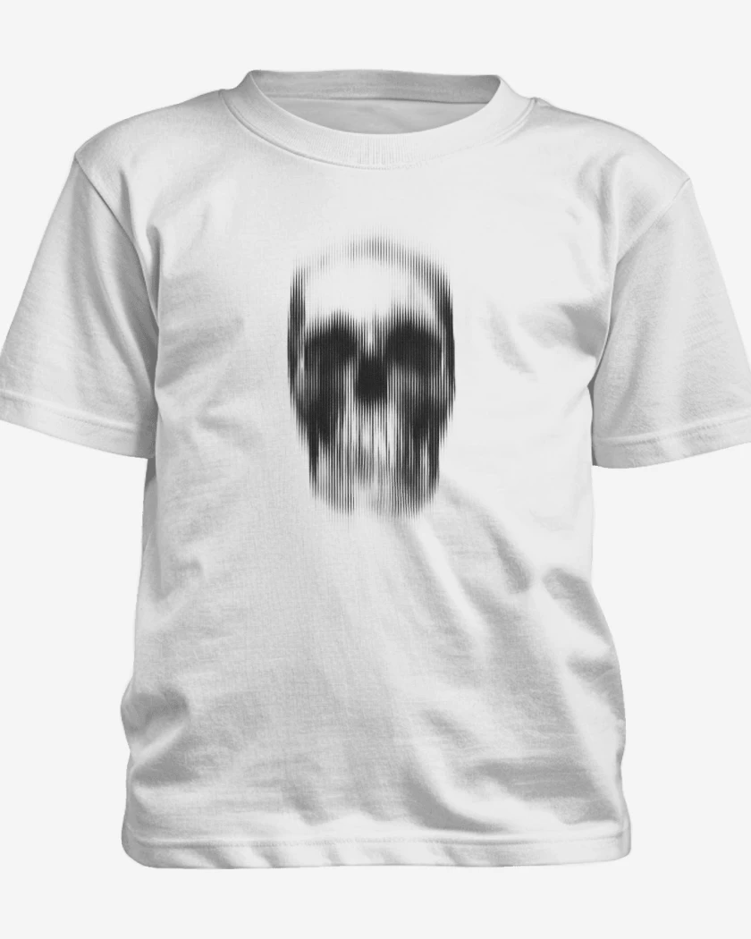 Polera de niño Blanco de Calavera 1