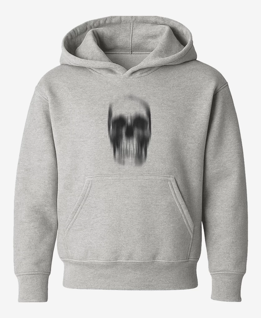 Poleron de niño Gris Melange de Calavera 1
