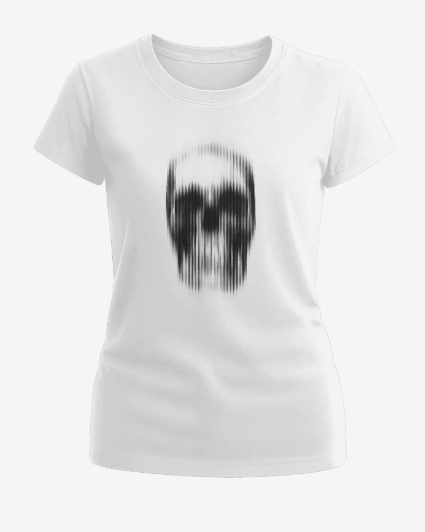 Polera de Mujer Blanco de Calavera 1